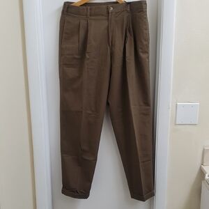 Vintage Bill Blass Casuall Men's Brown Pants Size 34×30